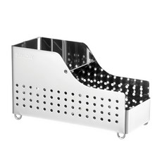 DAY&DAY 日日家居 雙層餐具桶, ST3003-01, #304不鏽鋼, W195*D81*H114MM, 1個