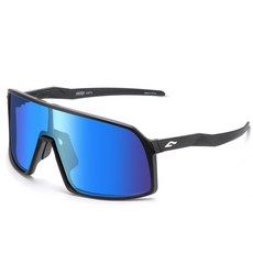 FANTON 運動太陽眼鏡 FSG31, 藍色水銀(鏡片), 黑色(鏡框)