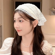 Paperments 浪漫蕾絲烘焙頭巾髮帶 11016