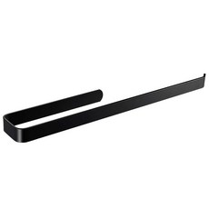 無孔市場酒店式無孔毛巾架 53 厘米 + 密封膠固定, 1個, 黑色