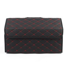 GMZ MOTORS Balter 皮革車用後車廂整理箱, 紅色縫線