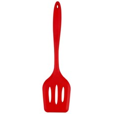 CLARE 絢彩矽膠廚具漏煎匙 CL-384030, 紅色, 1支