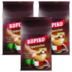 KOPIKO 三合一咖啡 卡布奇諾風味, 25g, 10入, 3袋