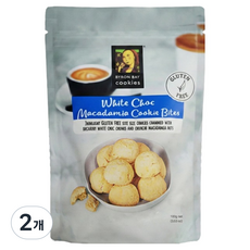 ByronBayCookies 無麩質白巧克力澳洲堅果餅乾, 2袋, 100g