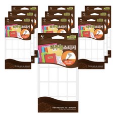 LATECH 索引標籤可撕除貼紙 標籤紙 20-R008, 白色, 10個