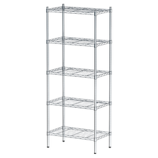 dayneeds 日需百備 輕型 波浪架 三色可選 鐵力士架/收納層架/鞋架/展示架/層架/鐵架 電鍍, 5層