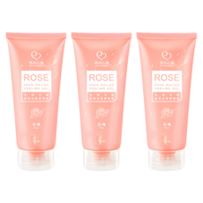 MY SCHEMING 我的心機 玫瑰水嫩臉部去角質凝膠, 150ml, 3件