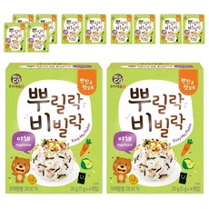 미즈앤코 뿌리락 비빌락 후레이크 4p, 야채, 20g, 12개