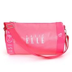 베이직엘르 타포린 원통형 크로스 비치백 BET-SC01, 핑크