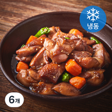 대식가 안동식 닭조림 (냉동), 600g, 6개