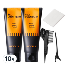 슈돌츠 셀프 다운펌 100ml 브러쉬 + 집게 + 펌지 세트, 10개