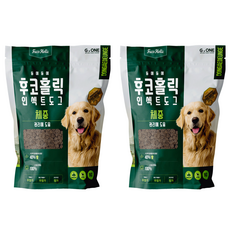 후코홀릭 전연령 도그 동애등에 프리미엄 체중 소프트사료, 곤충, 1kg, 2개