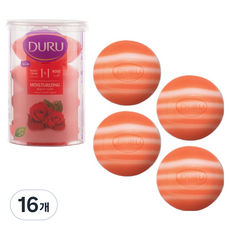 두루 터키 지중해 향수비누 로즈, 100g, 16개입