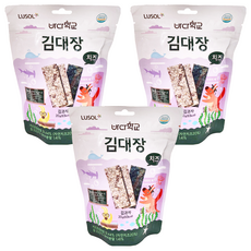 LUSOL 海苔, 烘烤海苔，酥脆可口，無添加鹽油，健康零負擔，富含礦物質，補充營養, 起司, 20g, 3包