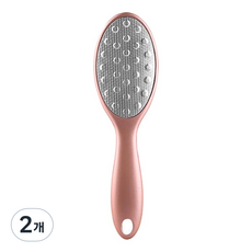 케플러 스틸 양면 발각질 제거기 로즈골드, 2개, 1개입