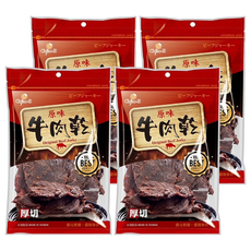 Chiao-E 巧益 原味牛肉乾, 70g, 4包