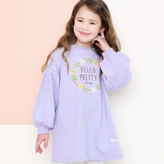 AndiApple 女童款字母印花連衣裙