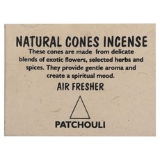 LOTUS尼泊爾 天然手工香薰塔香 Set 異國情調花卉 精選草藥和香料 空氣清新劑, 廣藿香 PATCHOULI