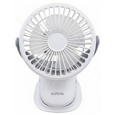 Kinyo 多功能夾 立式小風扇, UF168, 白色, 1個