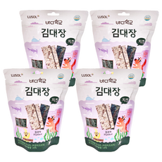 LUSOL 烘烤海苔 酥脆可口 無添加鹽油 健康零負擔 富含礦物質 補充營養, 起司, 20g, 4包