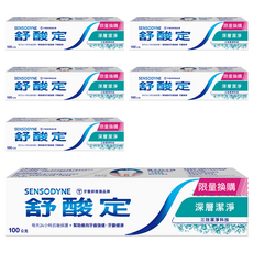 SENSODYNE 舒酸定 長效抗敏牙膏, 100g, 1條, 6條