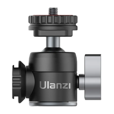 Ulanzi 優籃子 合金雙冷靴萬向雲台, U-60, 1個