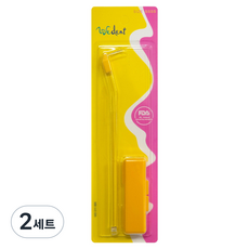 WEDENT 威登 補充型家用牙間刷 SSSS 5入 + 攜帶用迷你盒, 2套, 0.5mm