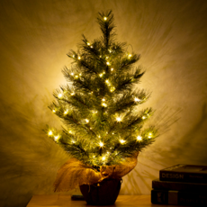 크리스마스 트리 LED 전구 포함 세트, 혼합색상, 60cm