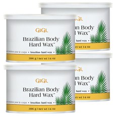지지 브라질리안 바디 하드 왁스, 396g, 4개