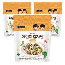 베베쿡 처음먹는 어린이 김자반, 해물야채맛, 25g, 3개