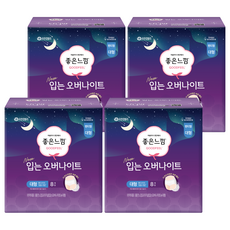 좋은느낌 입는 오버나이트, 대형, 8개입, 4개
