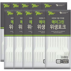 Maygreen 環保衛生叉, 10包, 10入