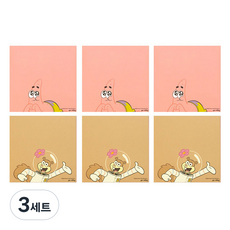스폰지밥 루카랩 캐릭터 메모지 2종 x 3p A 세트