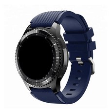 아이엠판다 22mm 우레탄 스포츠 스트랩, 네이비, 1개