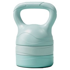 다다 3단 무게조절 케틀벨, 스카이블루, 1개, 6kg