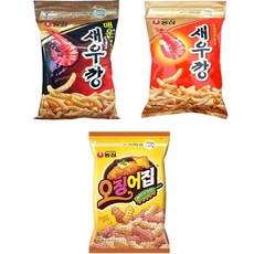 Nongshim 農心 零食組合, 1組, 香辣蝦餅 400g+魷魚口味 260g+蝦餅 400g