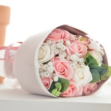 데코코마니 비누꽃 아름송이 꽃다발, 혼합색상, 1개