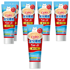 INABA CIAO 啾嚕 膏狀啾嚕肉泥, 鮪魚, 80g, 6條