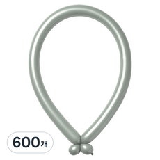 조이벌룬 260풍선, 파스텔더스크 로럴그린, 600개