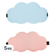 피앤케이 3D 구름 수면 안대 암막 아이마스크, 5세트
