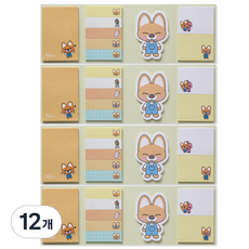 Pororo 4層便利貼, 艾迪, 12個