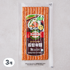롯데웰푸드 의성마늘 김밥속햄, 100g, 3개