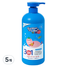 Formal Bee KiDS 3in1 潔膚乳 草莓香, 5個, 1L