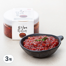 반찬단지 오징어 탕탕이젓, 200g, 3개