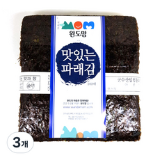 완도맘 완도 파래김 100p, 3개