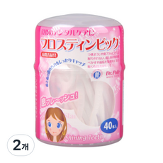 花園擦易牙線棒, 2個, 40入