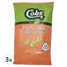 콥스 스위트 버터리 팝콘, 110g, 3개