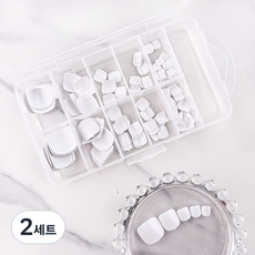 足部美甲腳趾甲片 120p 套組, T12, 2個