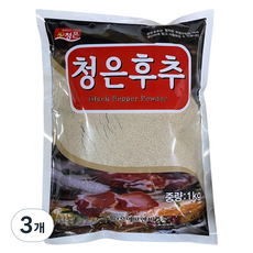 청은에프엔비 후추 95%, 3개, 1kg