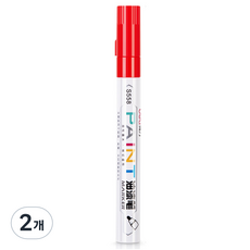 Daily On 多彩彩色馬克筆 紅色, 1色, 2個